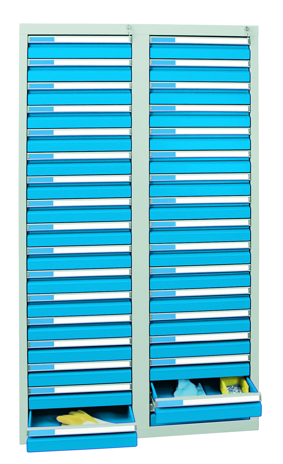 Schubladenschrank Serie ESTA-4, Teleskopauszug