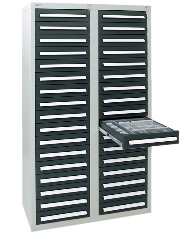 Schubladenschrank, Höhe 180 cm, Breite  100 cm