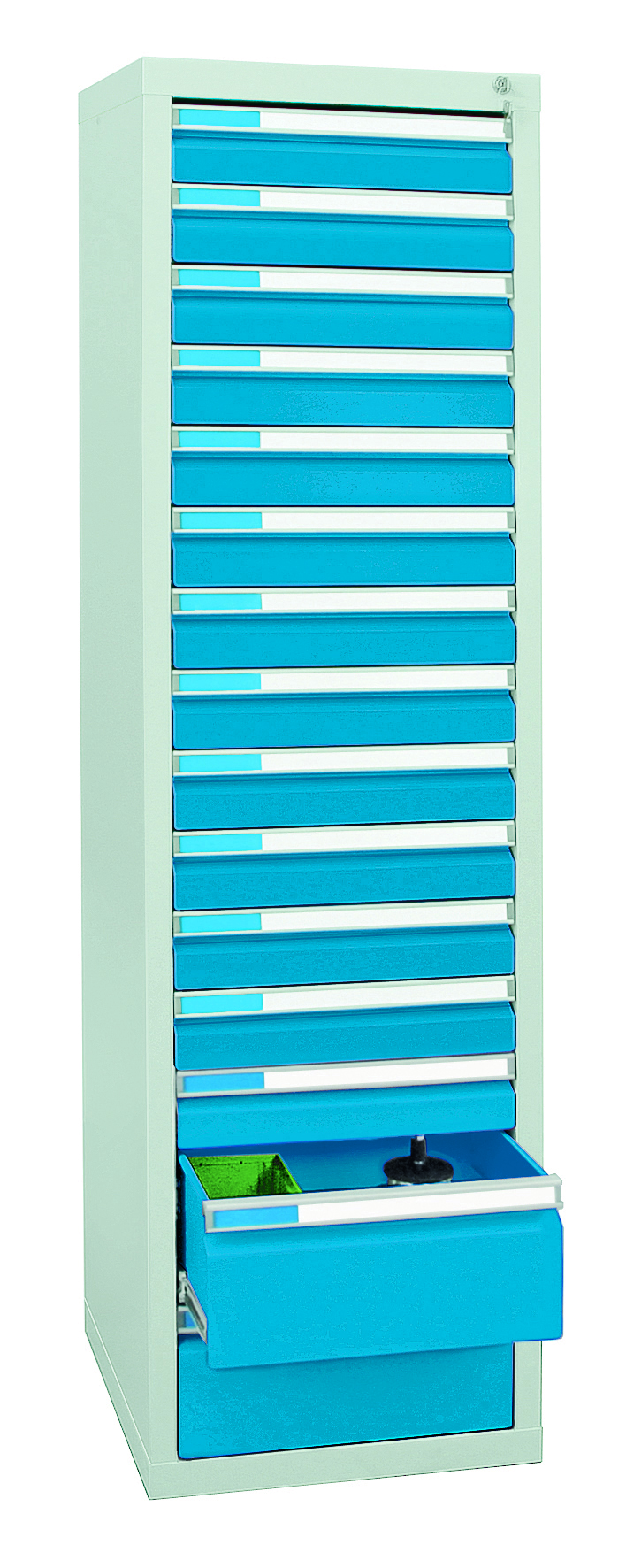 Schubladenschrank Serie ESTA-5, Teleskopauszug