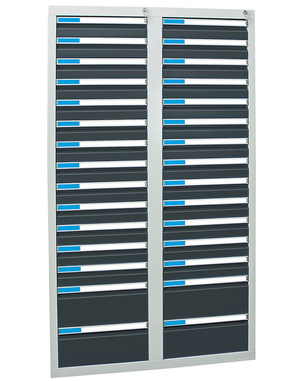 Schubladenschrank Serie ESTA-4, Teleskopauszug