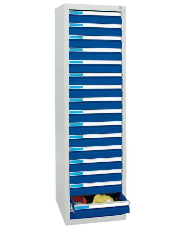Schubladenschrank Serie ESTA-5, Teleskopauszug