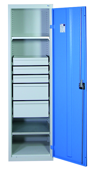 Werkzeugschrank Serie 2000, lichtgrau/lichtblau