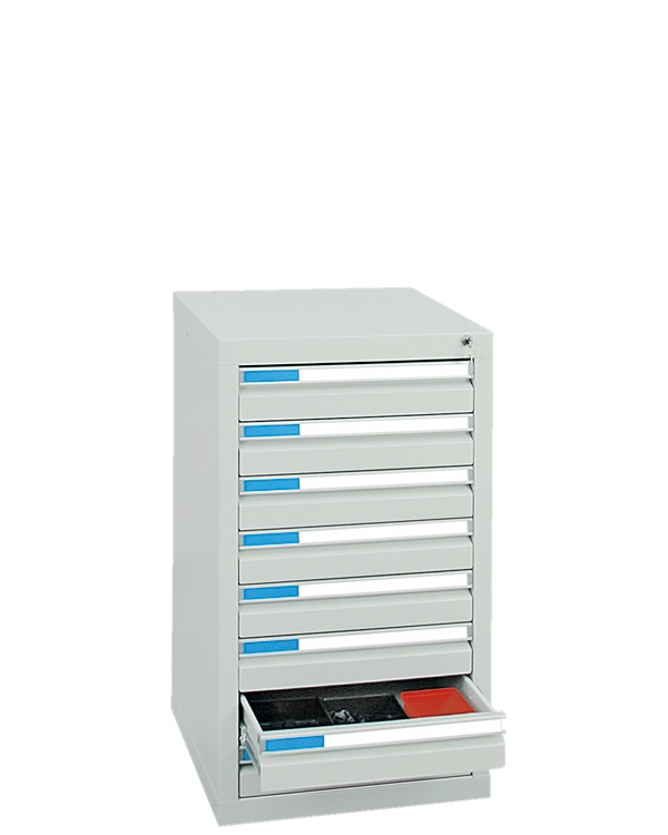 Schubladenschrank Serie ESTA-1, Teleskopauszug