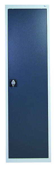 Werkzeugschrank-Säule, Höhe 180 cm, 3 Schubladen, 2 hohe Schubladen, 2 Fachböden, lichtgrau / anthrazit