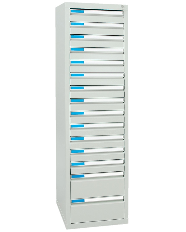 Schubladenschrank Serie ESTA-5, Teleskopauszug