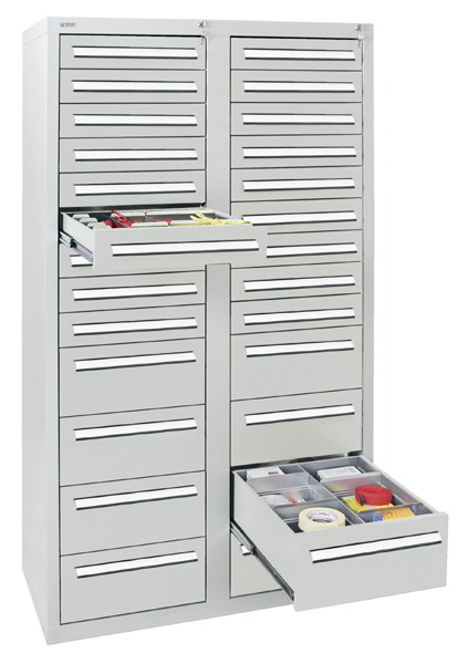 Schubladenschrank, Höhe 180 cm, Breite  100 cm
