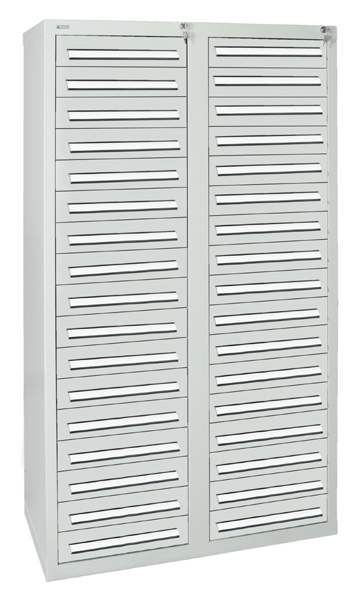 Schubladenschrank, Höhe 180 cm, Breite  100 cm