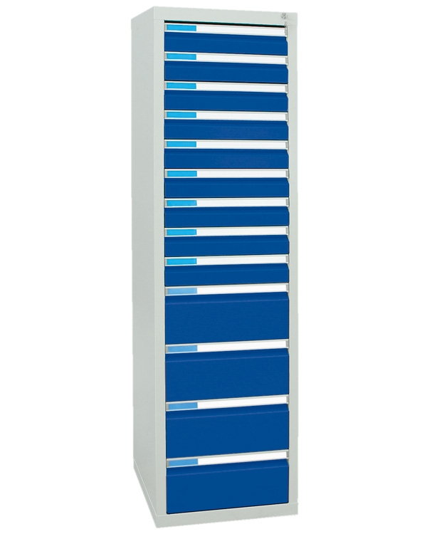 Schubladenschrank Serie ESTA-5, Teleskopauszug