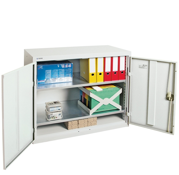 Flügeltürenschrank MovaFlex-2, lichtgrau