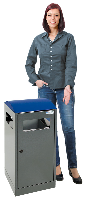 A³, 40 L, für Außenbereiche, anthrazit/blau
