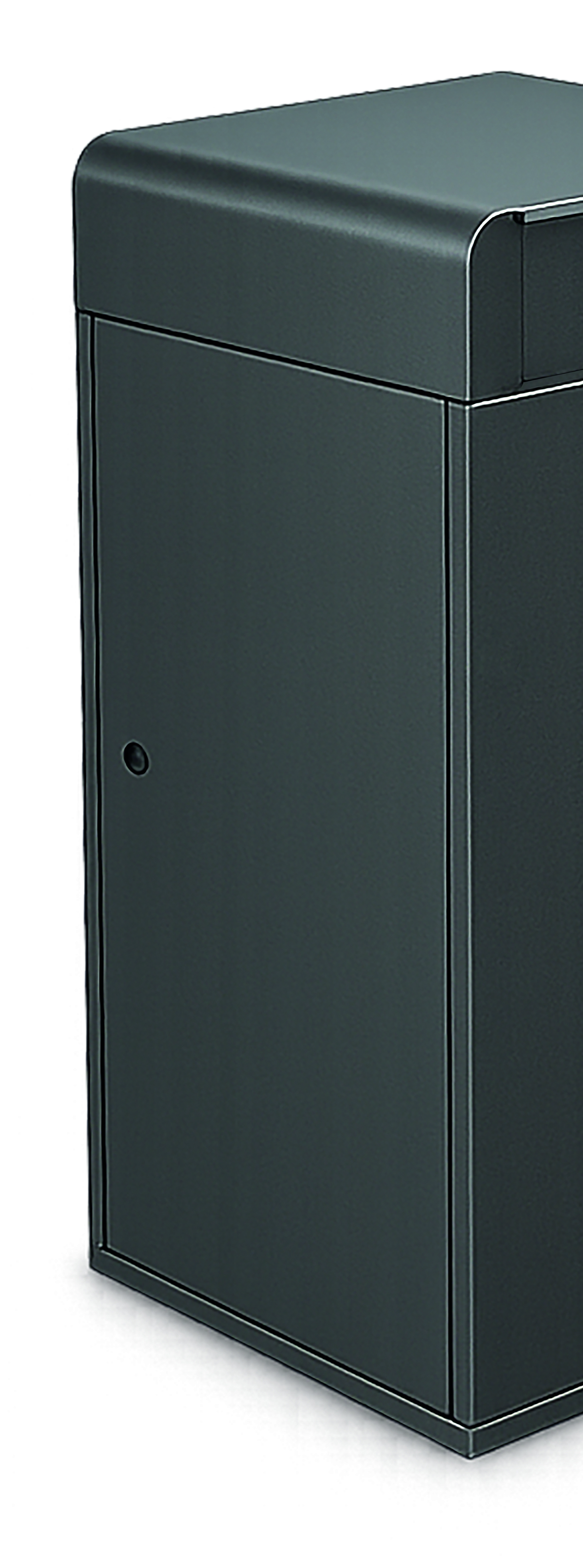 Abfallbehälter aus Metall, 240 L – City Box