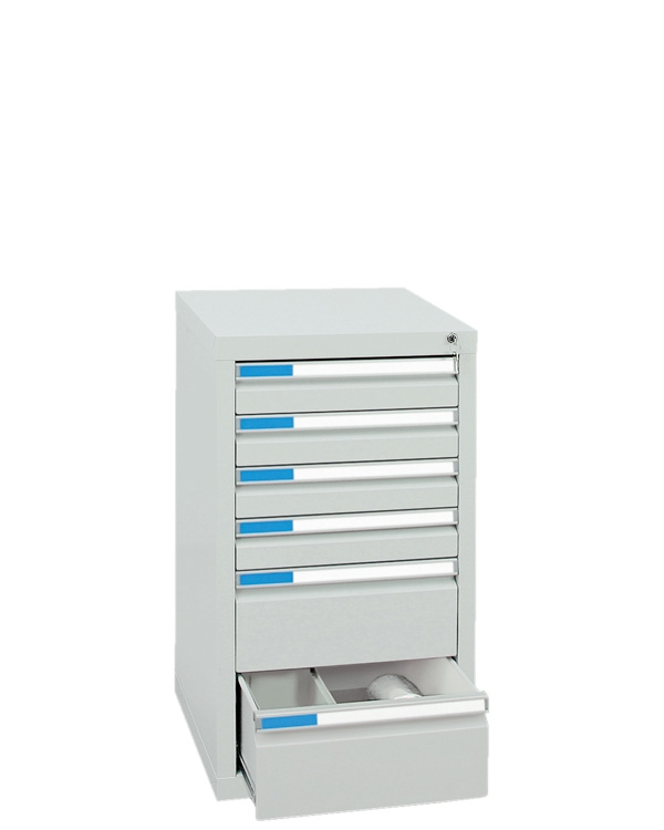 Schubladenschrank Serie ESTA-1, Teleskopauszug