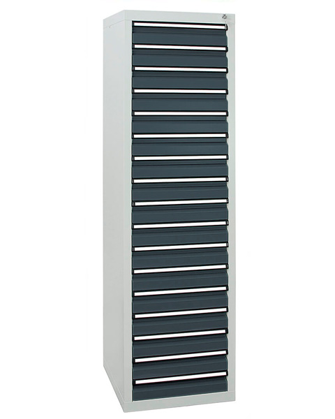 Schubladenschrank Serie ST 410-5, mit Teleskopführungen