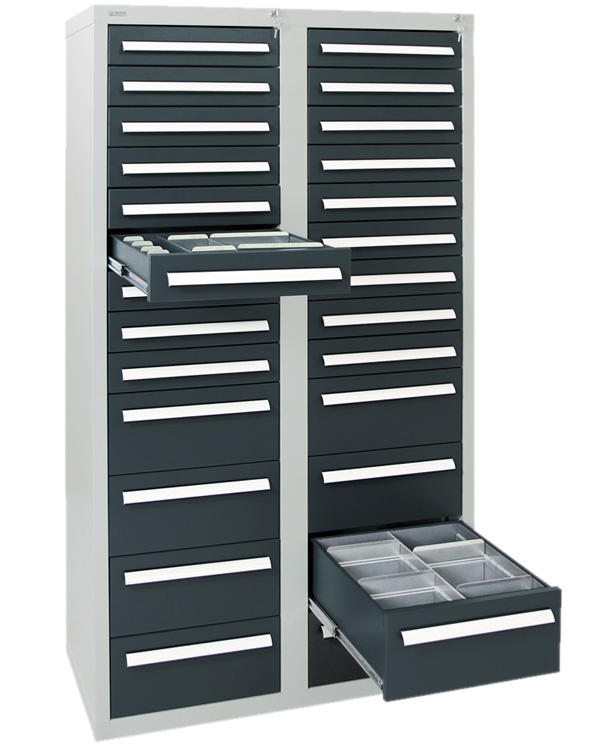 Schubladenschrank, Höhe 180 cm, Breite  100 cm