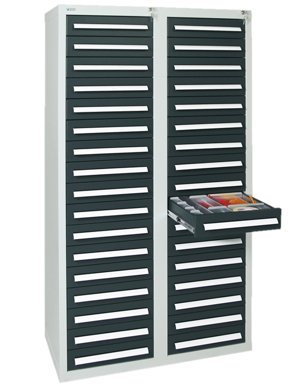 Schubladenschrank, Höhe 180 cm, Breite  100 cm