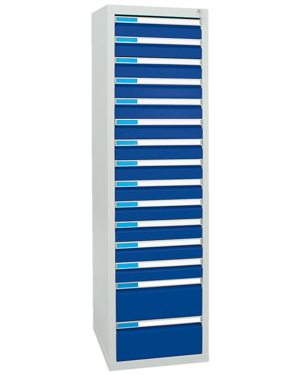 Schubladenschrank Serie ESTA-5, Teleskopauszug