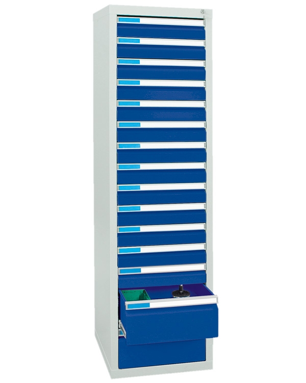 Schubladenschrank Serie ESTA-5, Teleskopauszug