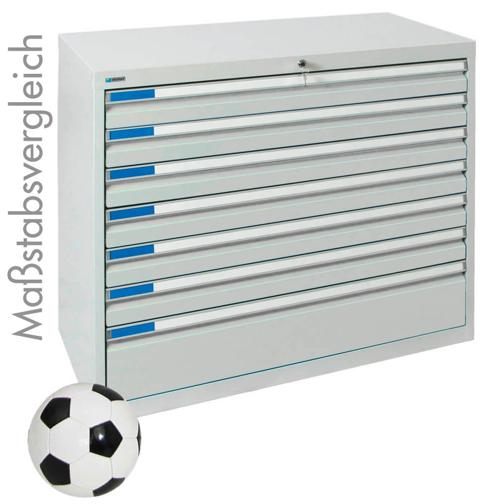 Schubladenschrank MovaFlex, Teleskopauszug-Copy