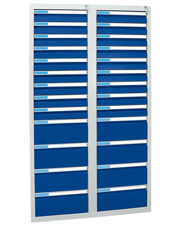 Schubladenschrank Serie ESTA-4, Teleskopauszug