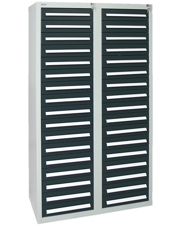 Schubladenschrank, Höhe 180 cm, Breite  100 cm