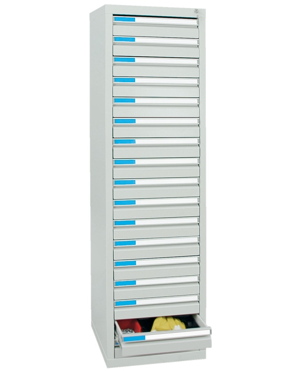 Schubladenschrank Serie ESTA-5, Teleskopauszug