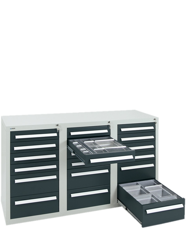 Schubladenschrank, Breite 150 cm