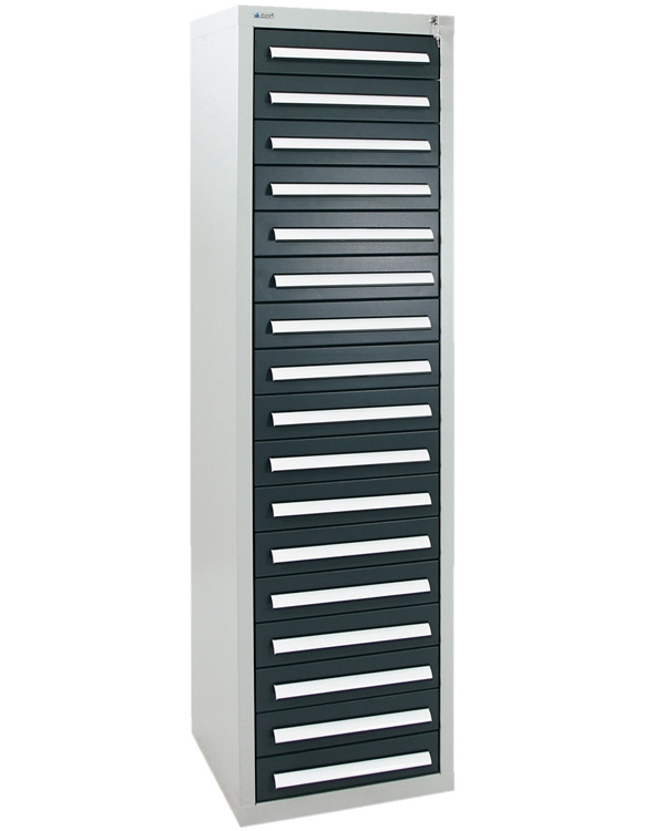 Schubladenschrank - Säule, Höhe 180 cm, Breite  50 cm