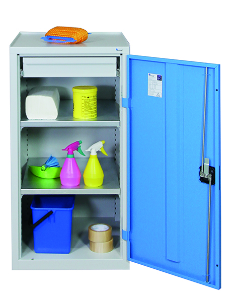Werkzeugschrank Serie 2000, lichtgrau/lichtblau