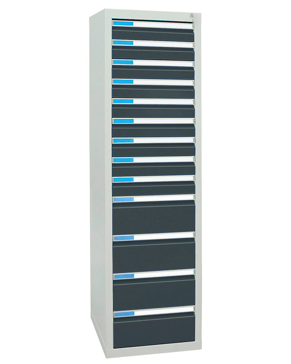 Schubladenschrank Serie ESTA-5, Teleskopauszug