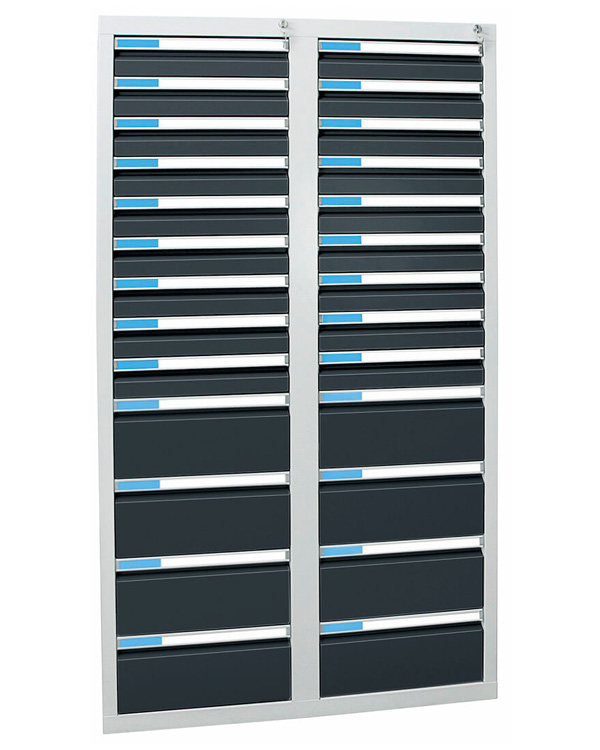 Schubladenschrank Serie ESTA-4, Teleskopauszug