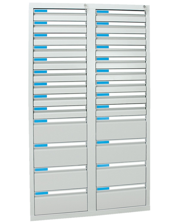 Schubladenschrank Serie ESTA-4, Teleskopauszug