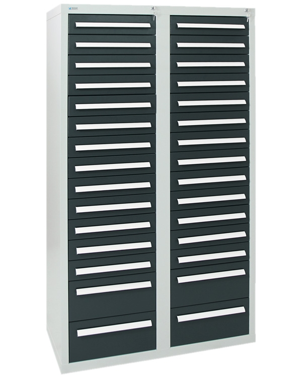 Schubladenschrank, Höhe 180 cm, Breite  100 cm