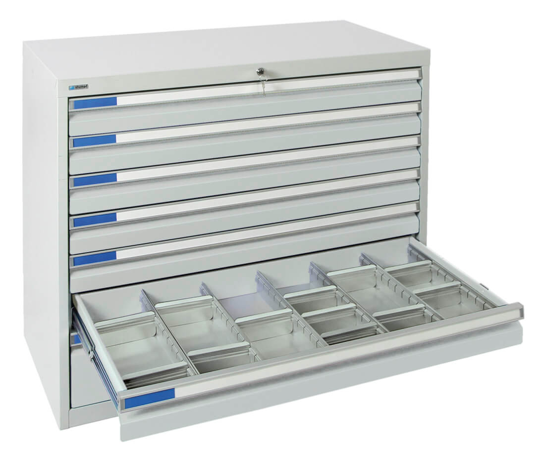 Schubladenschrank MovaFlex, Teleskopauszug-Copy
