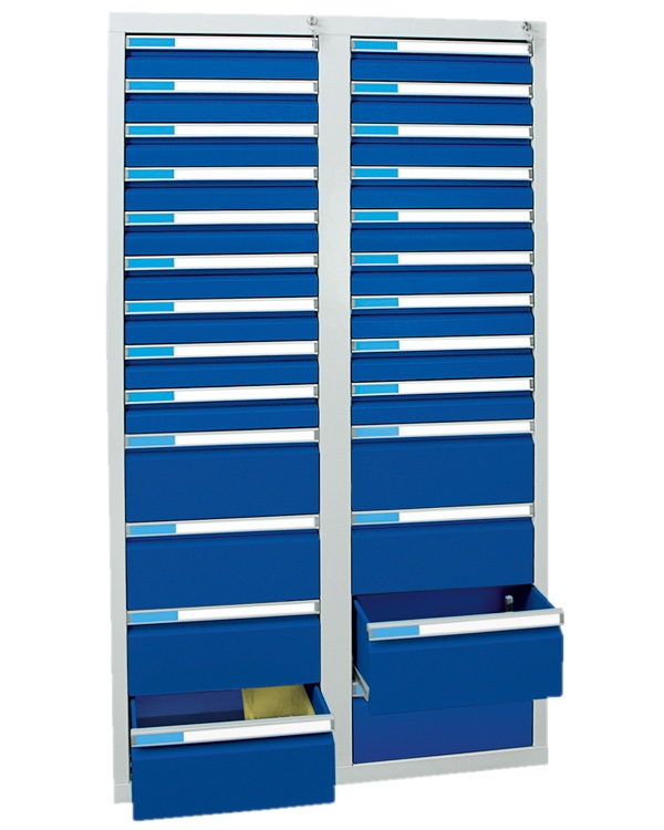 Schubladenschrank Serie ESTA-4, Teleskopauszug
