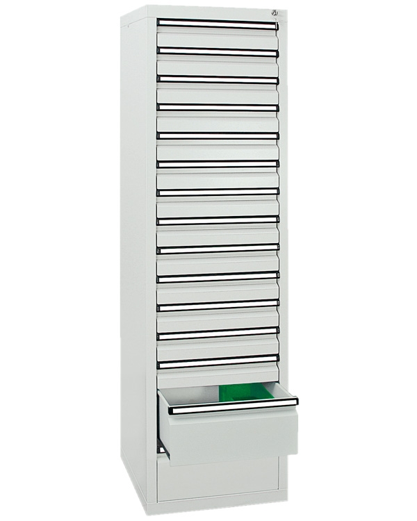 Schubladenschrank Serie ST 410-5, mit Teleskopführungen