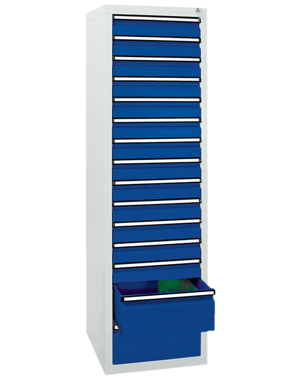 Schubladenschrank Serie ST 410-5, mit Teleskopführungen