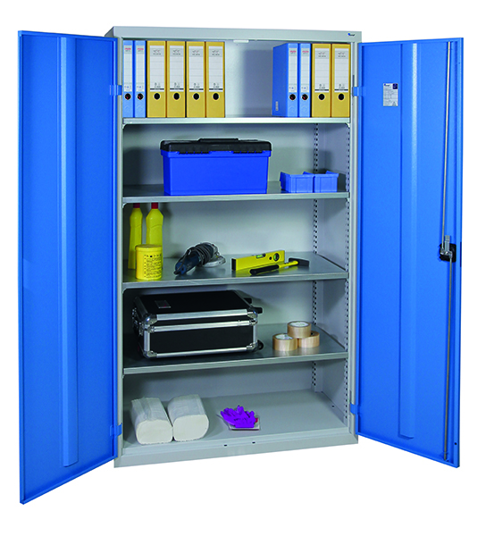 Werkzeugschrank Serie 2000, lichtgrau/lichtblau