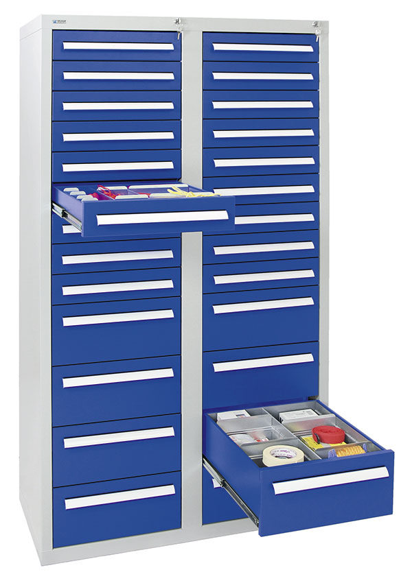 Schubladenschrank, Höhe 180 cm, Breite  100 cm