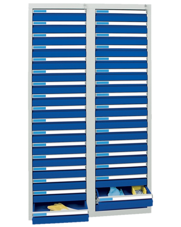 Schubladenschrank Serie ESTA-4, Teleskopauszug
