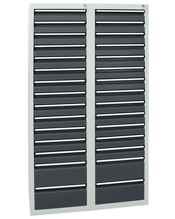 Schubladenschrank Serie ST 410-4, mit Teleskopführungen