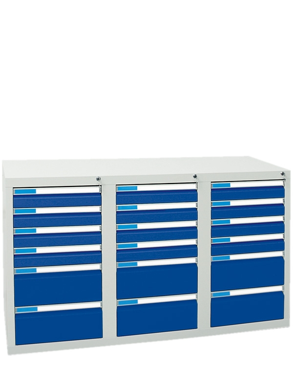 Schubladenschrank Serie ESTA-3, Teleskopauszug